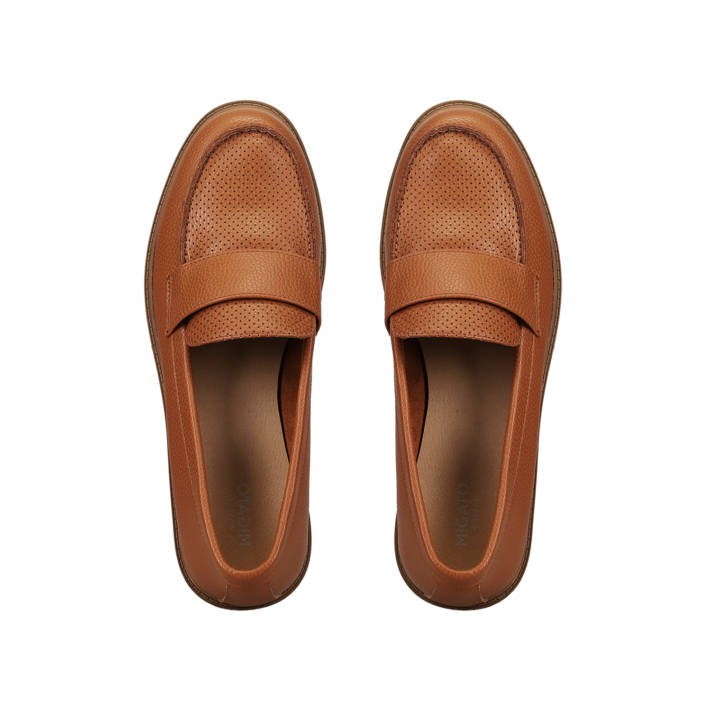 Tan loafer