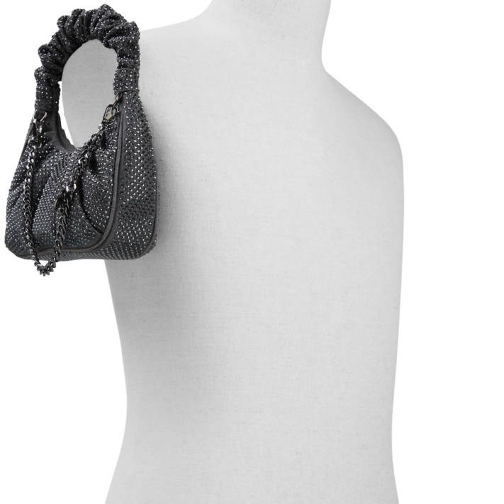 Anthracite handbag IVALIA