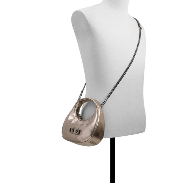 Pewter handbag SERENELLA