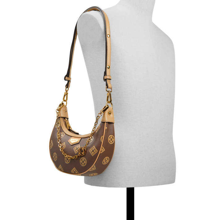 Brown shoulder bag AVIBELLE