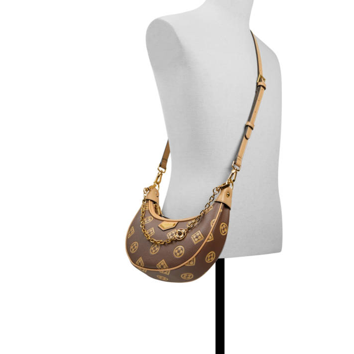 Brown shoulder bag AVIBELLE