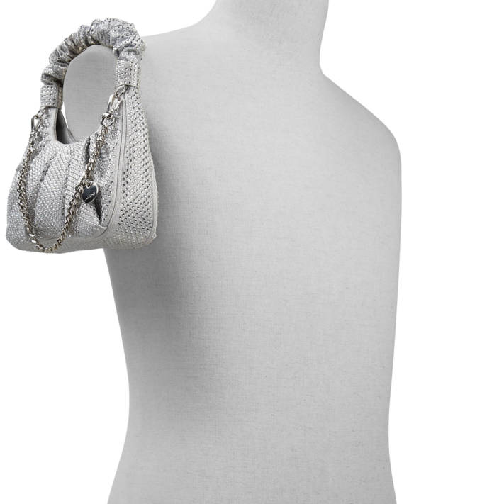 Grey handbag IVALIA