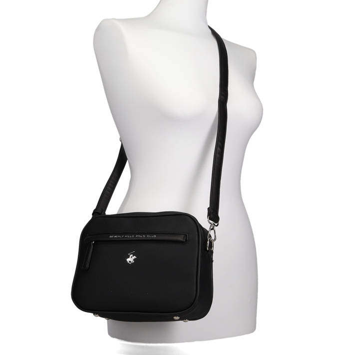Black cross-body bag