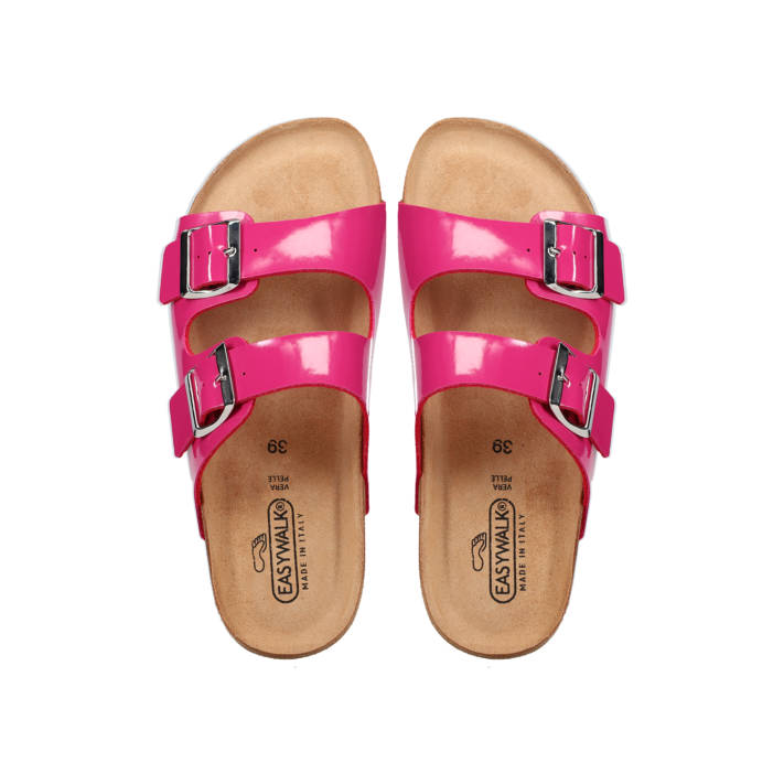 Φούξια footbed σανδάλι