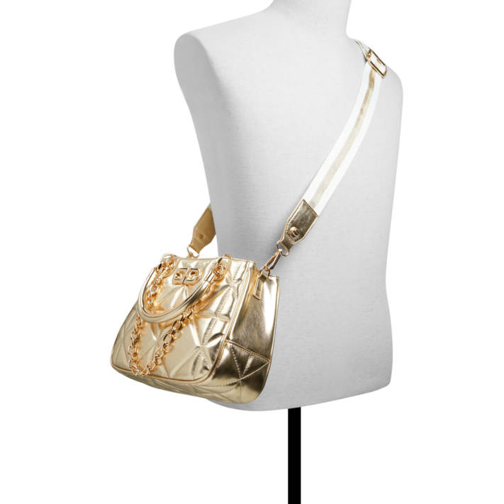 Χρυσή τσάντα χειρός NANACELIA