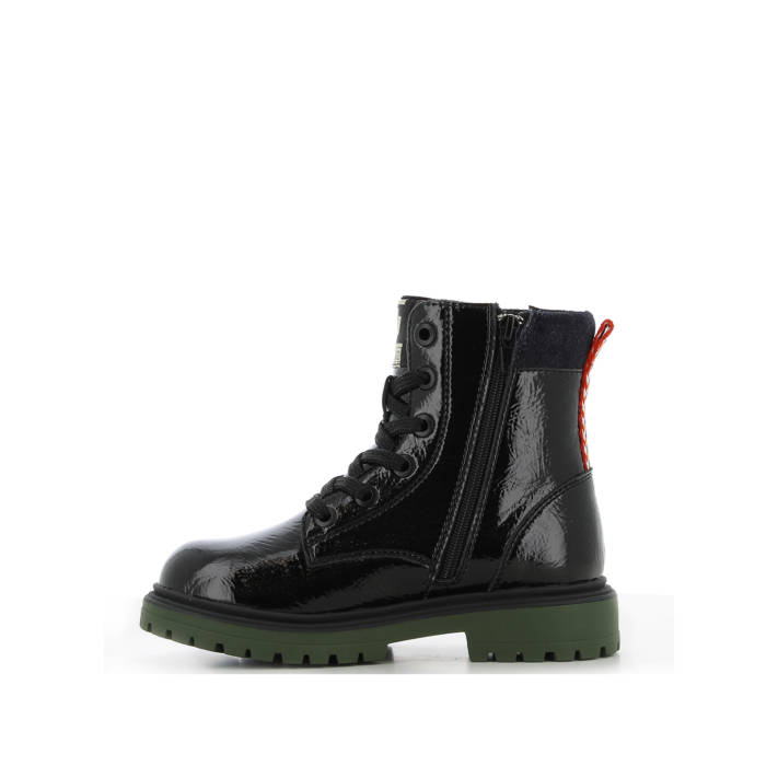 Μαύρο παιδικό αρβυλάκι λουστρίνι