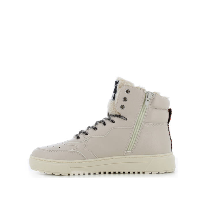 Μπεζ sneaker μποτάκι