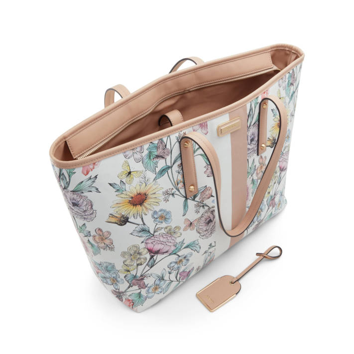 Λευκή φλοράλ τσάντα ώμου CHARRINGTON