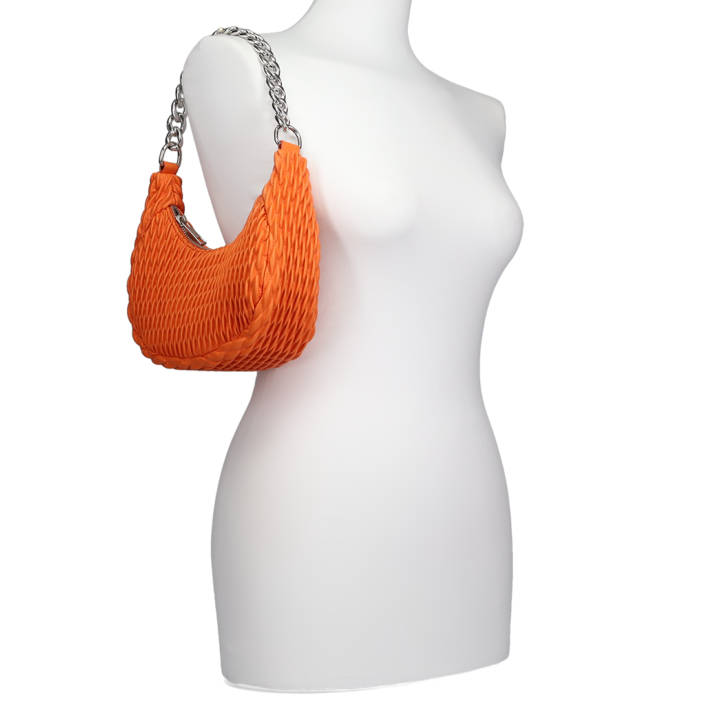 Πορτοκαλί τσάντα ώμου
