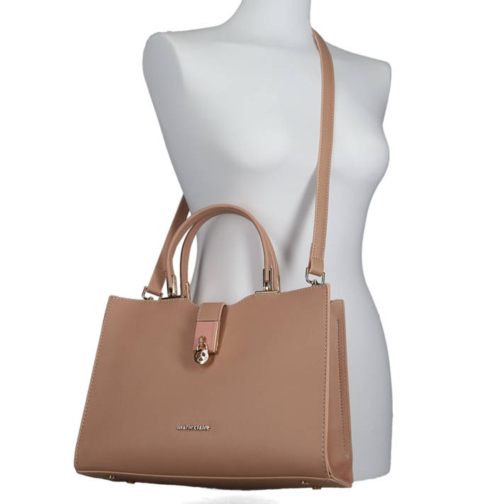 Beige handbag