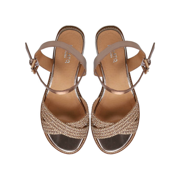Rose gold sandal