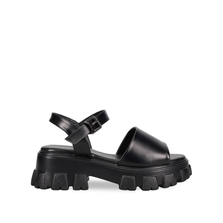 Black chunky sandal | Migato