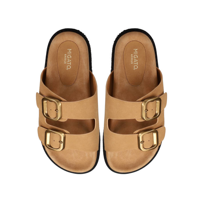 Καμηλό footbed σανδάλι