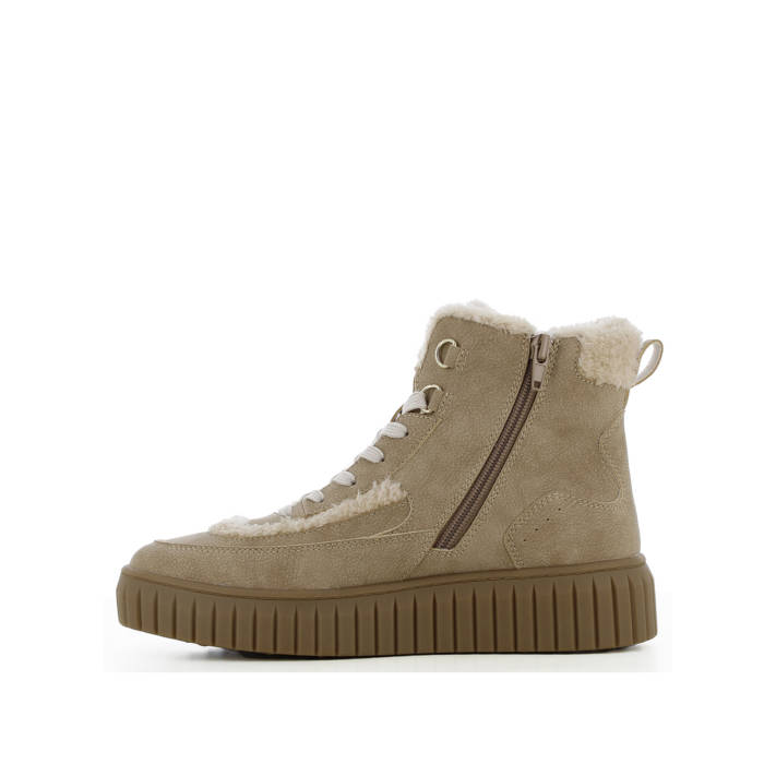Beige bootie