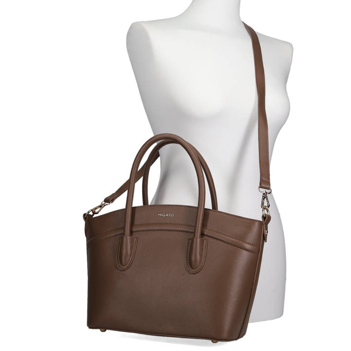 Taupe shoulder bag