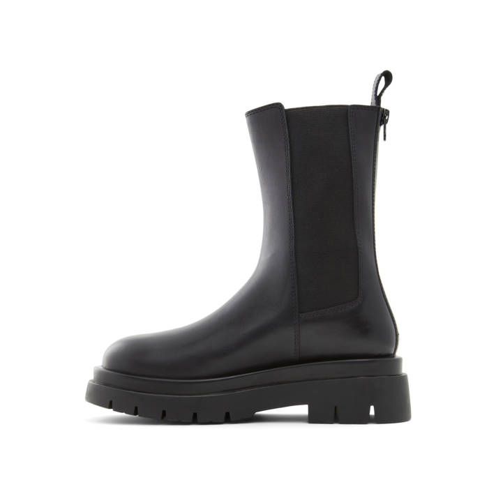 Black Chelsea boot with cleated sole MAPLE