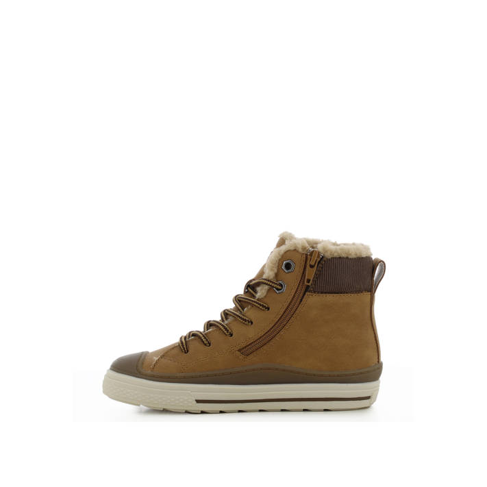 Kids camel sneaker boot