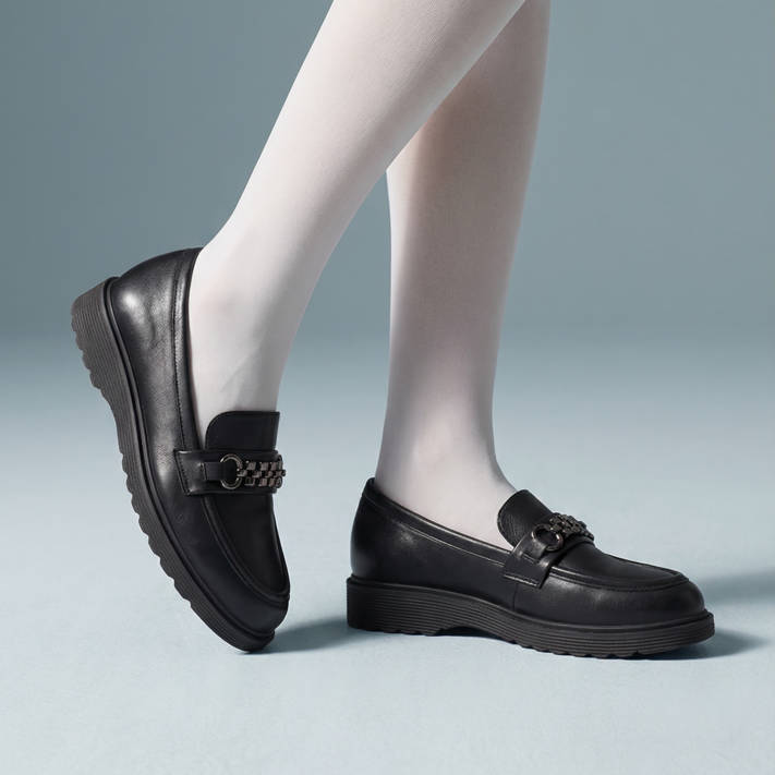 Black loafer