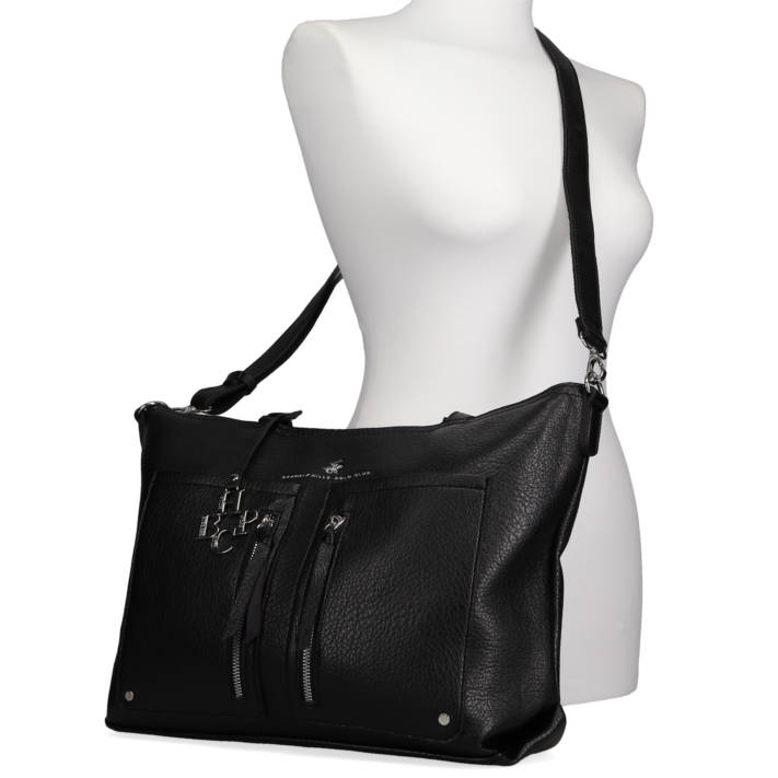 Black shoulder bag