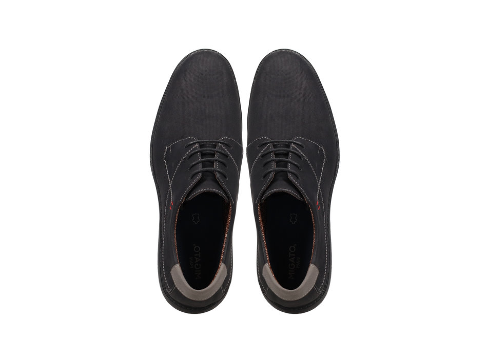 Mens black Oxford shoe