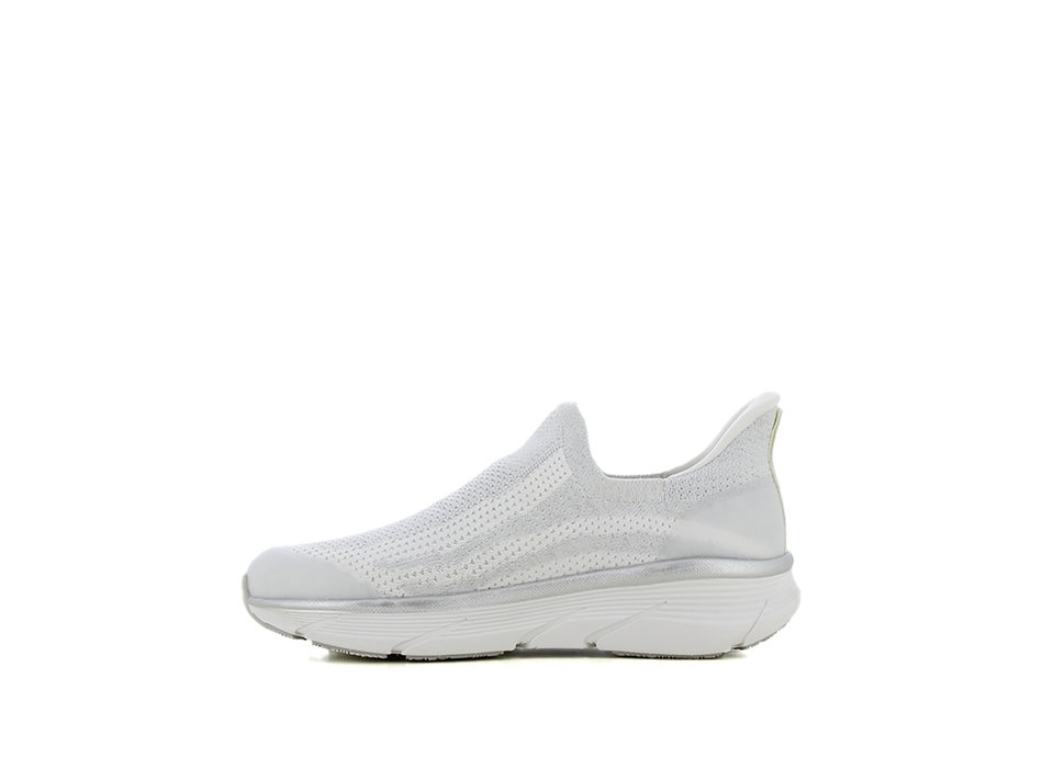 White slip-on sneaker