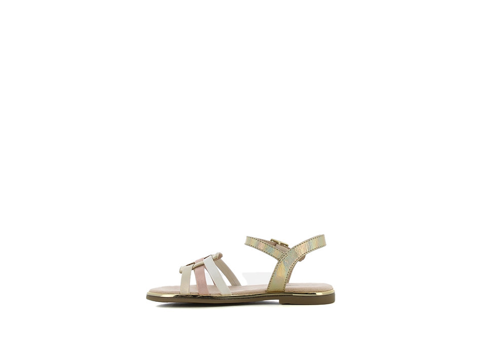 Kids gold sandal