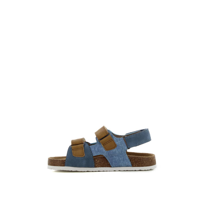 Μπλε παιδικό footbed πέδιλο