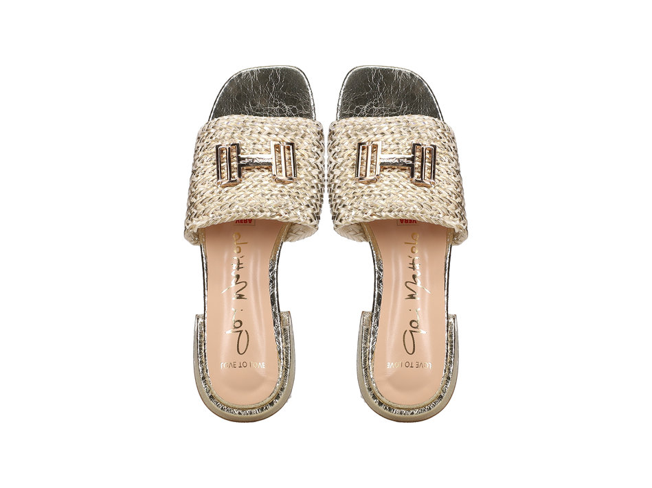 Gold sandal