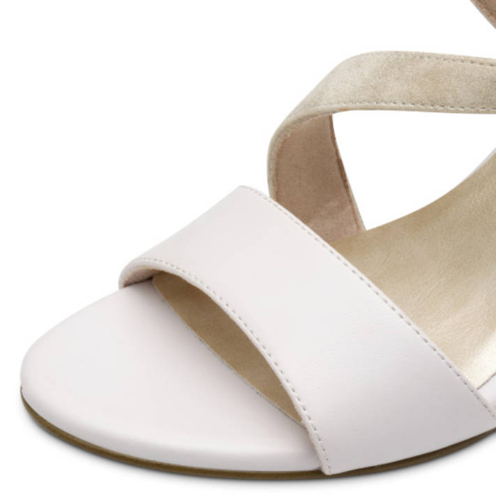 White sandal