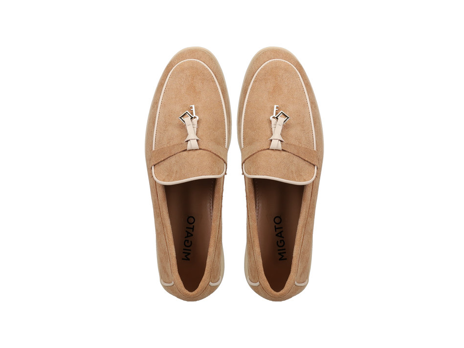 Tan loafer