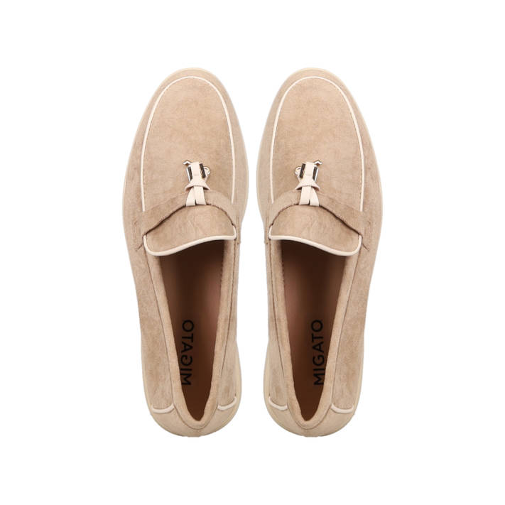 Taupe loafer