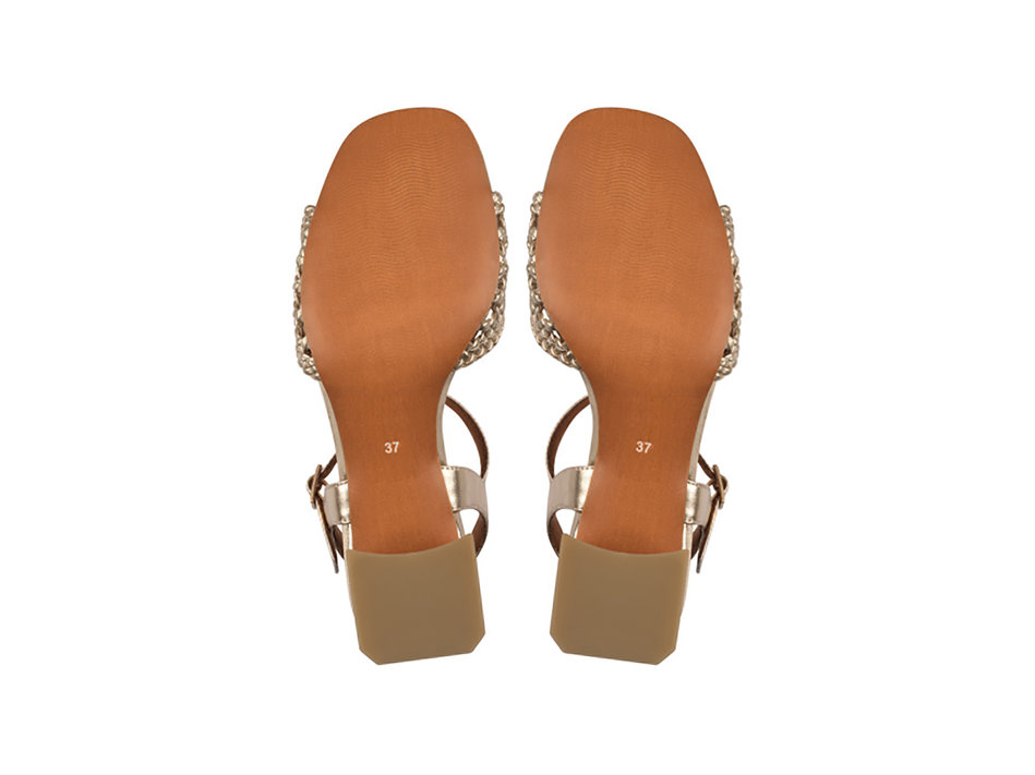 Gold sandal