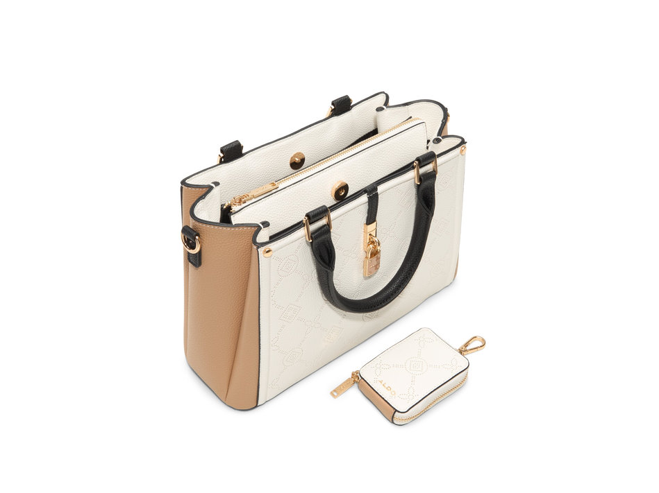 Ecru handbag SALWAH