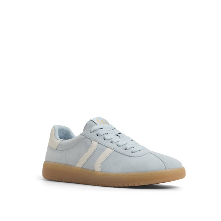 Light blue leather sneaker CHICSNEAKER