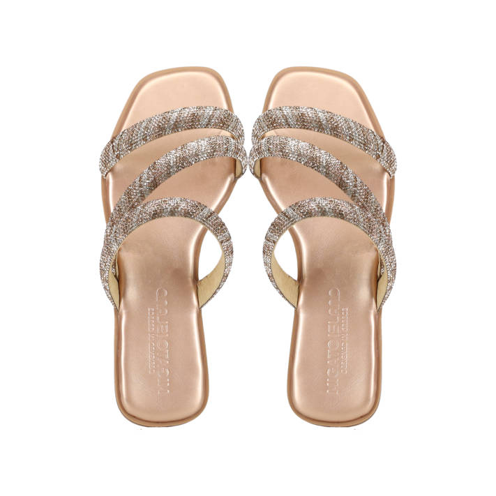 Rose gold sandal
