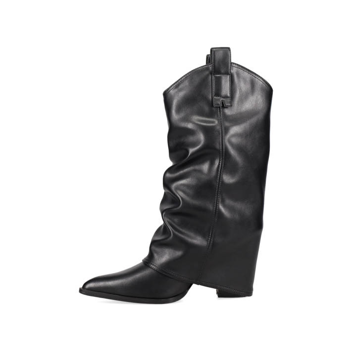 Μαύρη western μπότα