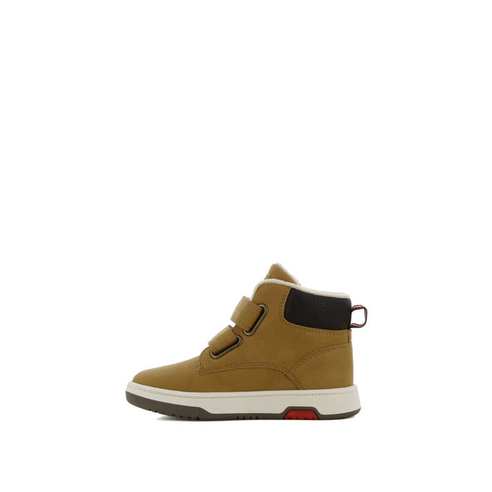 Kids camel sneaker bootie