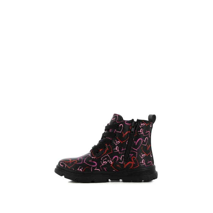 Kids black MINNIE MOUSE bootie