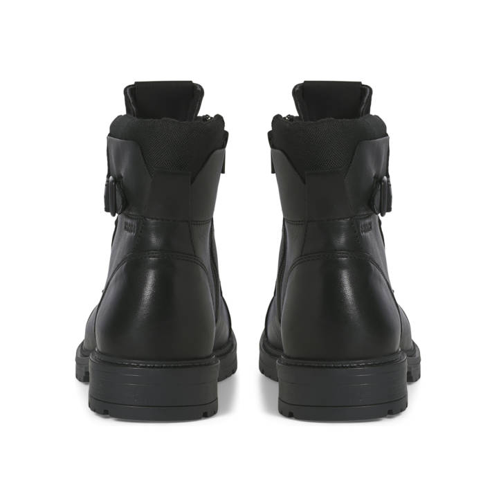 Mens black army bootie