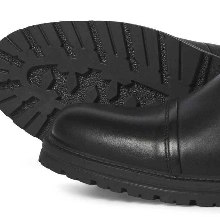 Mens black army bootie