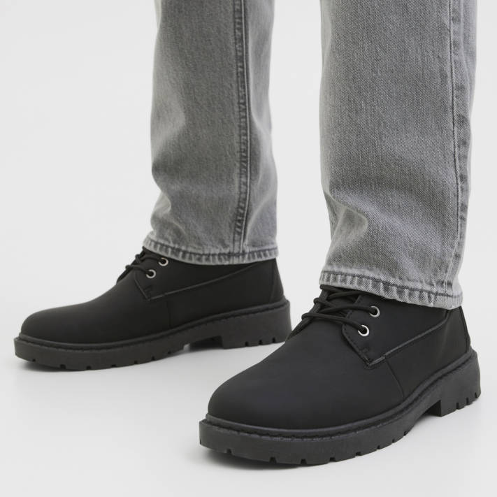 Mens black bootie