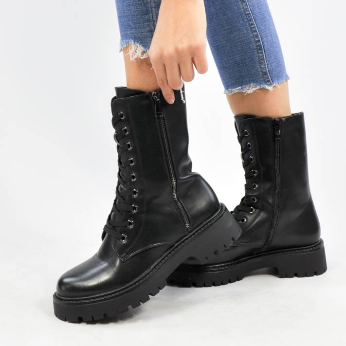 Black army bootie