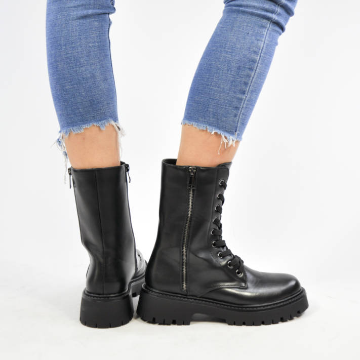 Black army bootie