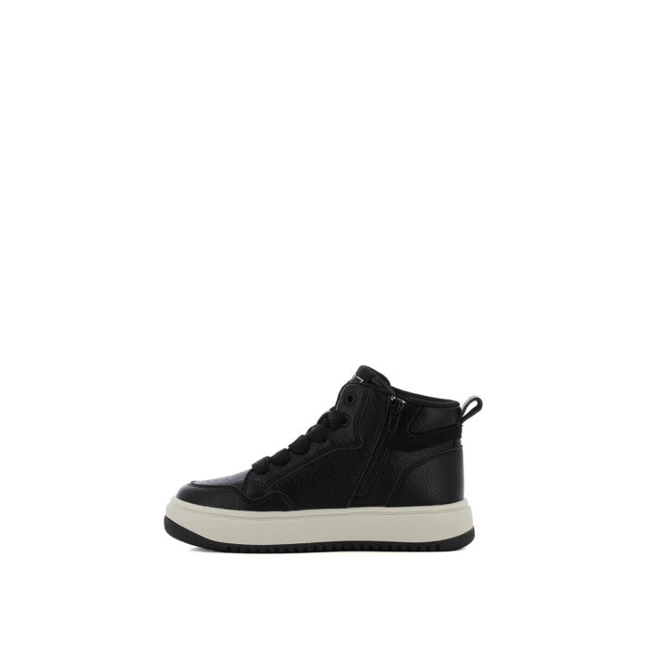 Kids black sneaker boot