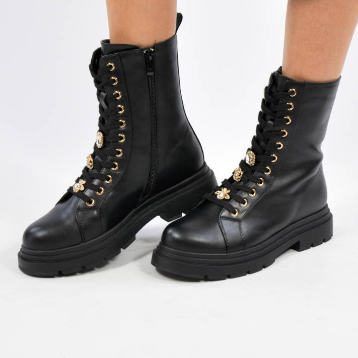 Black army bootie