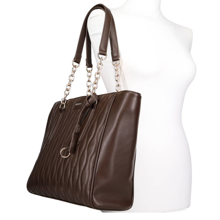 Brown shoulder bag
