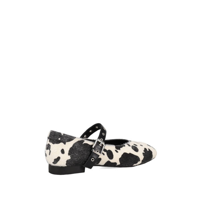 Animal print ballet flat