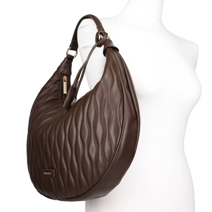 Brown shoulder bag