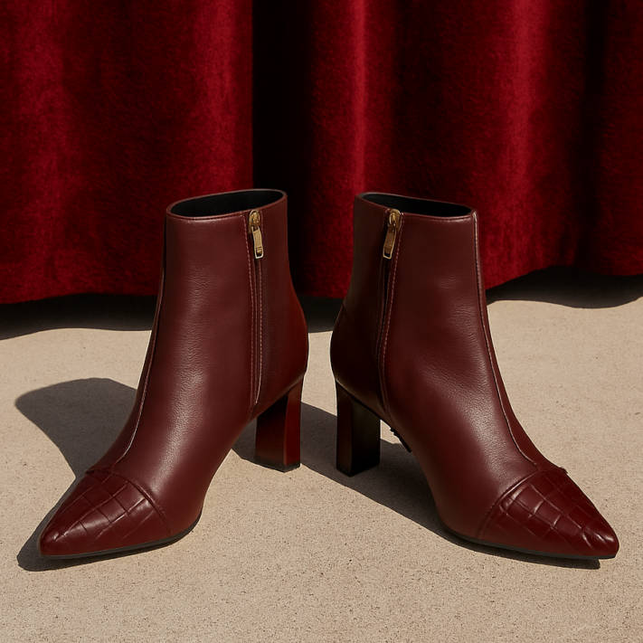 Μπορντώ μποτάκι