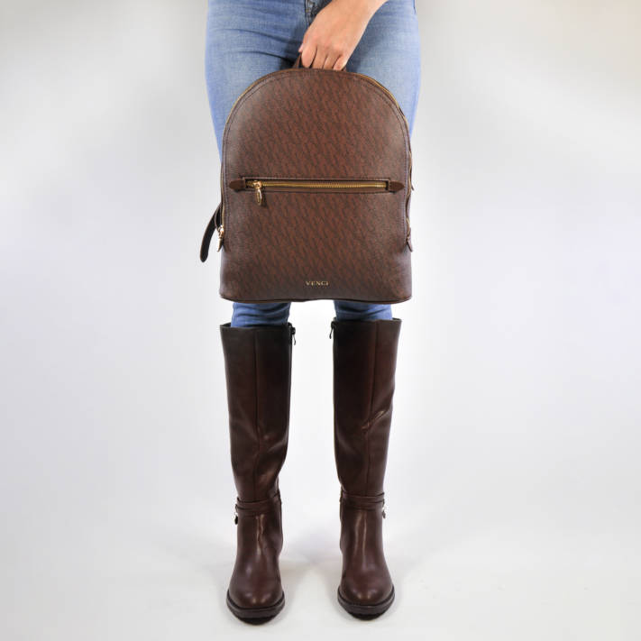 Brown backpack